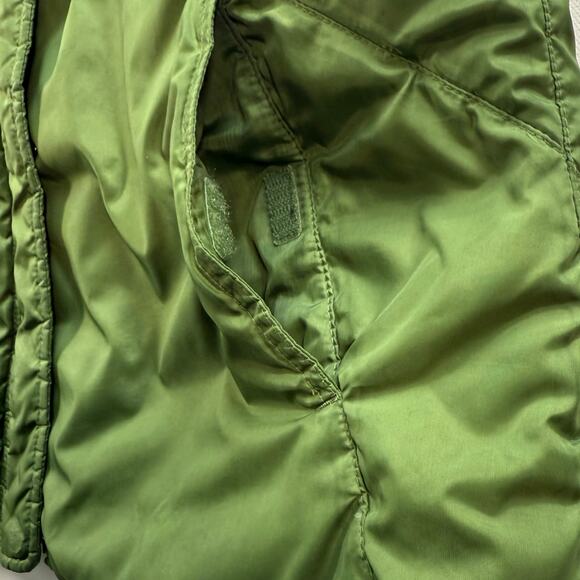 Vintage Y2K Nike Women's Reversible Duck Down Puffer Vest Large Green - Picture 10 of 12